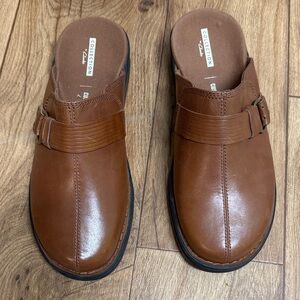 Clark’s Leather Clogs